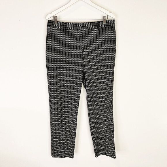 Theory Treeca 2 Tile Geo Wool Dress Pants - Picture 2 of 8